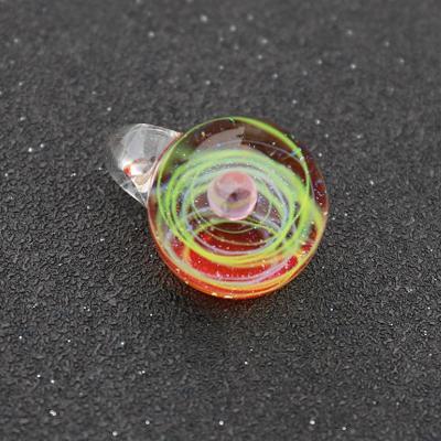 China Cute Bead Planets Glass Fashion Universe Galaxy Solar System Design Pendant Necklace For Women (GP001) for sale