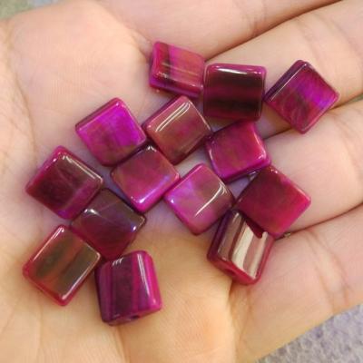 China High Quality Square Natural Stone Beads Cube Gemstone Beads For Bracelet Jewelry Making (AB1906) for sale