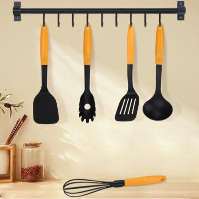 China Sustainable 5pcs Silicone Kitchen Cookware Set Cooking Utensils Spatula Set Heat Resistant Free Non-Toxic Silicon for sale