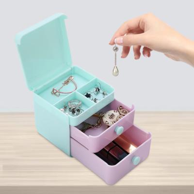 China Personalized Customization Customized Wholesale High Quality Plastic Cosmetic Storage Box Makeup Organizer Acrylic Cosmetic Storage Box for sale