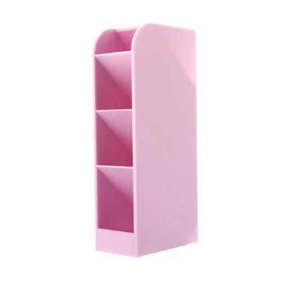 China Direct Sales Desktop Custom Manufacturer Desktop Storage Stationery Desk Organizer Desk Stationery Desk Organizer Vertical Plastic Pen Holder for sale