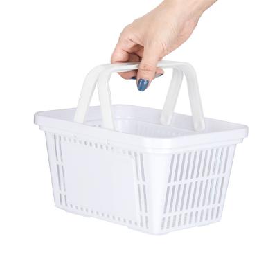 China Hand Held Shopping Baskets Customized Multifunctional Plastic Shopping Basket Supermarket Portable Shopping Basket for sale