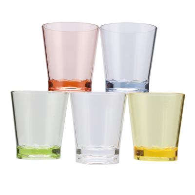 China High quality thickened acrylic thickened plastic cup disposable wholesale household cup bottom acrylic plastic cup for sale