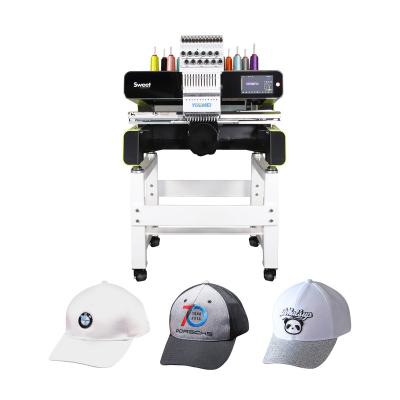 China Garment Shops High Quality Embroidery Machine Computerized Embroidery Hats Single Head Machine for sale