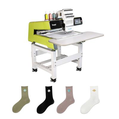 China Garment Shops Good Quality Embroidery Machine Sewing Machine Computer Single Main Embroidery Machine Price For Sock for sale