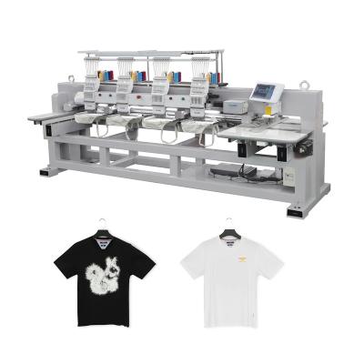 China Garment shops high speed automated embroidery machine 4 head yuemei T-shirt embroidery machine for sale