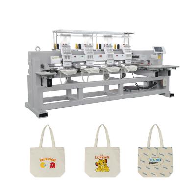 China Hat/T-shirt/Flat/3D/Towel/Leather/Jacket Latest Embroidery Machines Four Head T-shirt Embroidery Machine For Sale for sale