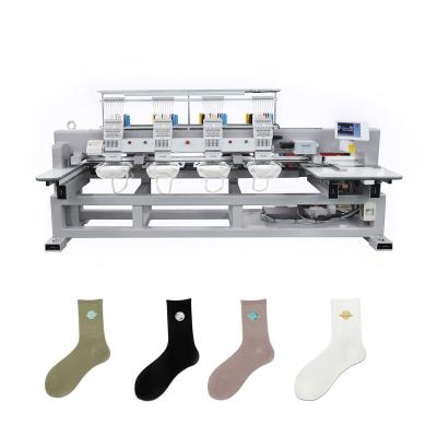 China Hat/T-shirt/Flat/3D/Towel/Leather/Jacket Best Embroidery YUEMEI Brand Automated Embroidery Machine Sock Embroidery Machine Sock Embroidery Machine for sale