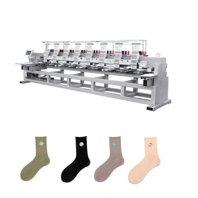 China 2021 New Multi Type Embroidery Machine Shop Sock Machine Needle Embroidery Machine Intelligent Digital Cap/T-shirt/Clothing/Logos/3D Embroidery Machine for sale