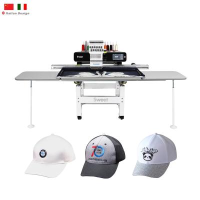 China Garment Shops Newest Automated Embroidery Caps Machine Large Area Single Head Embroidery Machines With Prices for sale