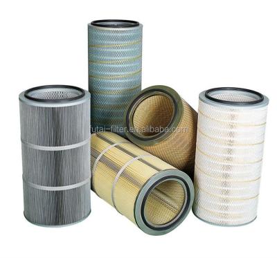 China Air Filter Welding Fume Extractor Filter Cartridge For Powder Dust Collector Filter for sale