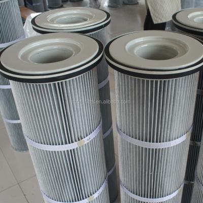 China Factory Amano Filter Cartridge with Antistatic Polyester for Dust Collector for sale