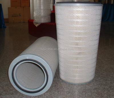 China Cylindrical Industrial Air Filter Dust Collector Cartridge Filter for sale