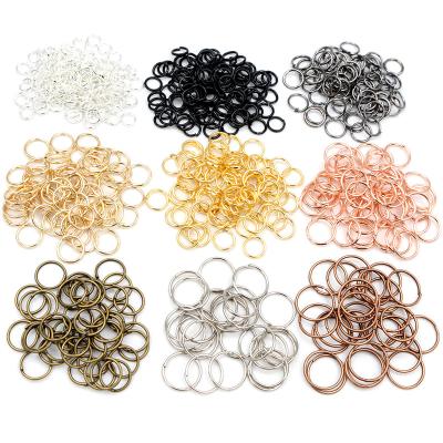 China Jump Open Rings For Necklace Bracelet 200pcs/Lot 3/4/5/6/7/8/10mm DIY Metal Jewelry Findings Single Open Loops Jump Rings And Split Ring For Making Jump Rings jewelry for sale