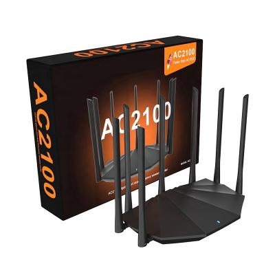 China Tenda AC23 AC2100 Gigabit WiFi Router 2033M Home Network Extender 2.4GHz/5GHz Dual Band Wifi Router for sale