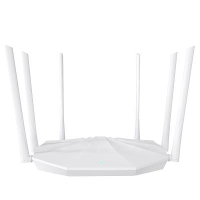 China Tenda AC20 AC2100M 2.4Ghz&5Ghz wifi network router 2033Mbps high speed dual band antennas 6 wireless routers with APP control for sale