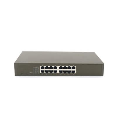 China TEF1016D 16 Stackable Port 10/100Mbps Ethernet Network Router Smart Desktop Switch China Produce Support Wholesale OEM for sale