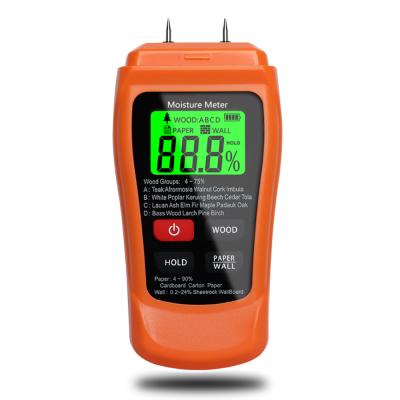 China Digital Hygrometer Moisture Meter Wooden Cardboard Concrete Buildings Moisture Detector Portable Wood Humidity Testing MT 18 for sale