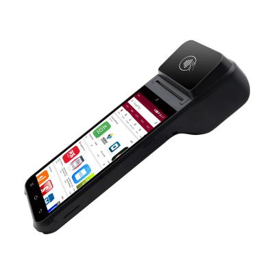 China Design Z91pro Top POS Handheld 5.5 Inch Mobile Payment Services Smart Systems With NFC Reader / Thermal Label Printer / Barcode Scanner for sale