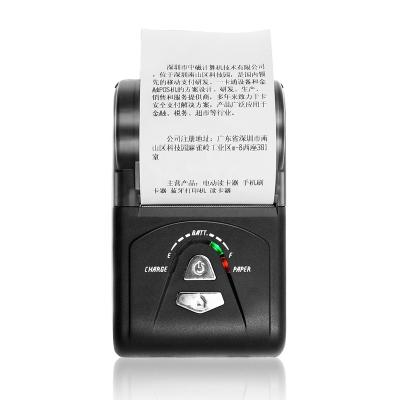 China Android 58mm POS Receipt Printer ZCS103 2INCH Bluetooth Black And White Thermal Printer for sale