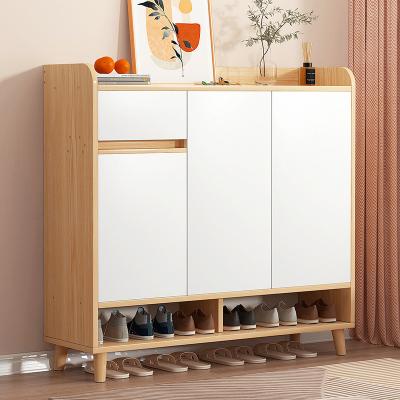 China Wholesale Custom Color Convertible Size Modern Wooden Outdoor Shoe Cabinet for sale