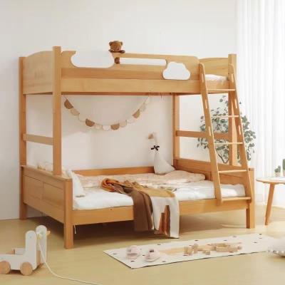 China Wholesale Custom Modern Kids Colors Wooden Bunk Bed With Factory Price for sale