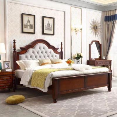 China Modern Wholesale Custom Wooden Bed Frame 1.8m , Furniture Wooden Beds With Factory Price for sale