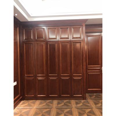 China Other Luxury Antique Modern Home Furniture Solid Wood Dining Room Wardrobe Furniture Solid Wood Wardrobe for sale