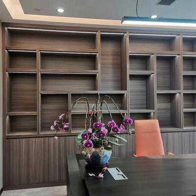 China Wholesale Custom Floor Adjustable Modern Book Shelves Wooden Bookcase (Other) for sale