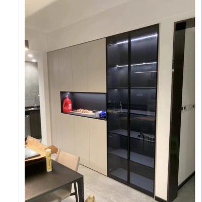 China (Size)Adjustable multi-layer solid wood multi-functional shoe cabinet plywood storage cabinet detachable outlet can be customized for sale