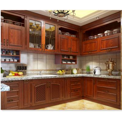 China Custom solid wood wooden cabinet kitchen door storage chest teak colored cabinetry wall unit cabinetry living room woodwork cabinetry for sale