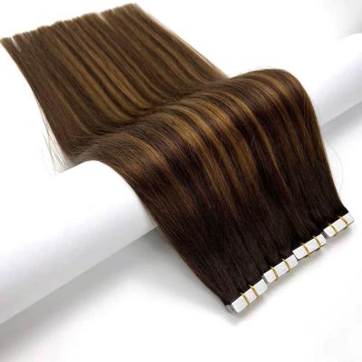 China 100% Virgin Remy Human Hair Double Cuticle Pulled Tape In Hair Extensions Tape Hair Extensions Hot Selling Products for sale