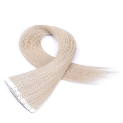 China Best Quality Cuticle Straight European Remy Hair Double Drawn Russian Tape Hair Extensions for sale