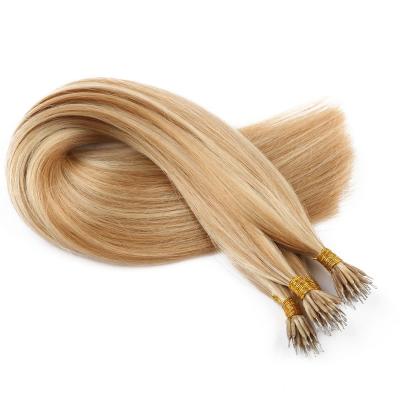 China Wholesale Russian Super Pulled Virgin Remy Pre Nano Ring Double Bonded Ring Hair Extensions Nano Hair Extensions for sale