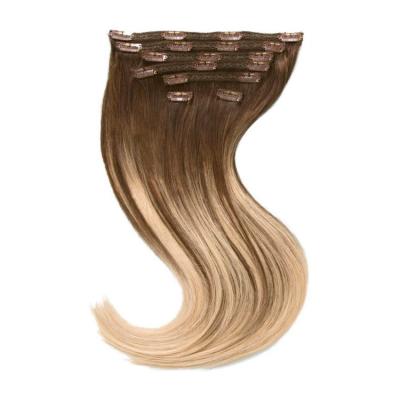 China BELLAMI HAIR Silky Straight 100% Double Drawn Hair Extension 120g 160g 220g 240g Remy Human Hair Clip In Wave BELLAMI for sale