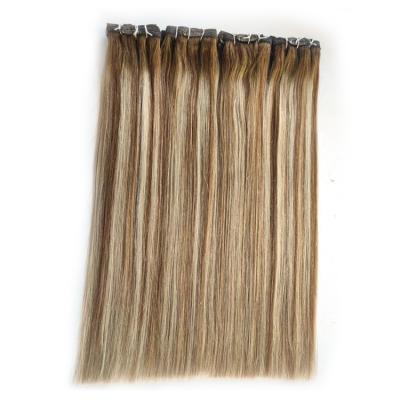 China High Quality Factory Price Natural Luxurious Wave Hair Blonde Clip In Virgin Remy Human Hair Extensions Ombre Hair Clip In Extensions for sale