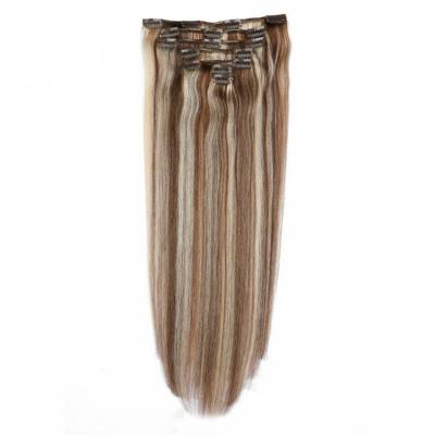 China Wholesale Double Curly Loop Lace Pulled Clip In Hair Extension Remy Clip On Hair Extensions 100% for sale