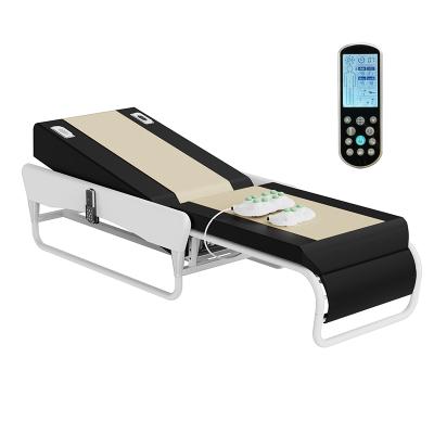 China Full Body Hot Infrared Heat Physiotherapy Bed Factory Price Sale Electronic Jade Roller Massage Bed for sale