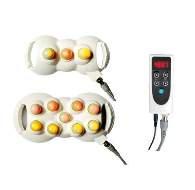 China Jade Heating Handheld Far Infrared Handheld Projector with 9+3 Ball Massager Set for sale