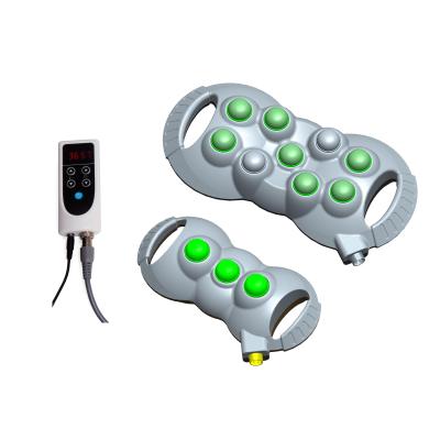 China Jade Heating Handheld Far Infrared Handheld Projector with 9+3 Balls Massager for sale