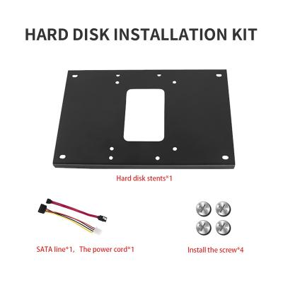 China Metal Material 3.5 Inch Hard Disk Bracket *1+ Hard Drive Bracket *1+ SATA Power Cable Cable *1+ Metal Mounting Screws for sale