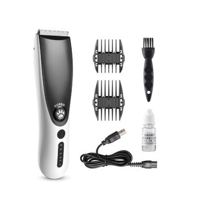 China Viable Cordless Professional Electric Pet Hair Trimmer Pet Hair Razor Low Noise Trimmer for sale