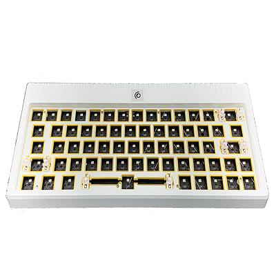 China High Quality Aluminum Alloy Mechanical A Variety Of Light Effects ABM 64 Aluminum Diy Keyboard Kit for sale