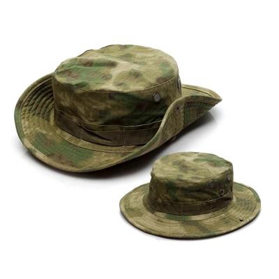 China Breathable Boonie Hat Camouflage Bucket Hats Military Army Hunting Outdoor Hiking Fisherman Cap Tactical Men Fishing Sun Protector for sale