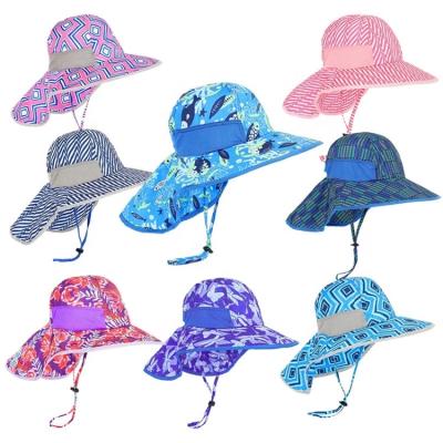 China 2021 Breathable UPF50+ Quick Dry Toddler Kid Sun Hat Summer Baby Boys Outdoor Beach Infant UV Vacation Hat for sale