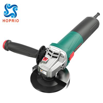 China Large HOPRIO Angle Grinder Tools 4-1/2 Brushless Structural Grinding Cleaning or Beveling Thumb Guard 7 Amp One Touch S1M-115YE1 for sale