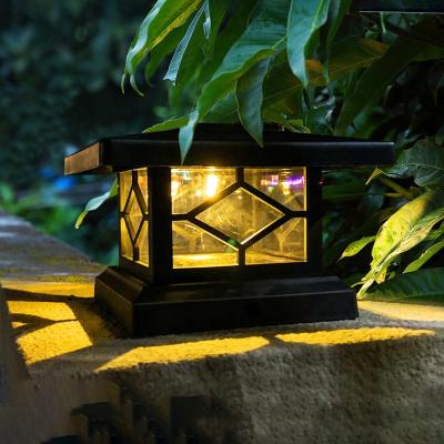 China LANDSCAPE Deck Post Light 4x4 Solar Powered Post Lights Fence Garden Decorative Yard More Unique Lamp for sale