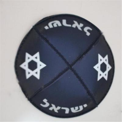 China Striped knitted crochet jews from Israel Hebrew kippah kipa for sale