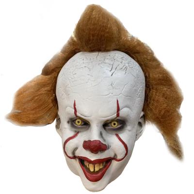 China The Clown Returns The Ghost Halloween Cosplay Latex Mask Pennywise Luminous Computer G654 for sale