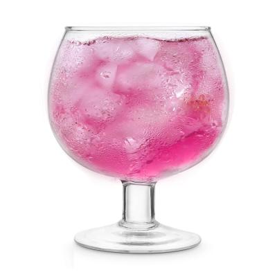 China Sustainable 60oz Fish Bowl Cup Drinking Stem Plastic Cocktail Glass Wine Cup Large Slush Bowl for sale